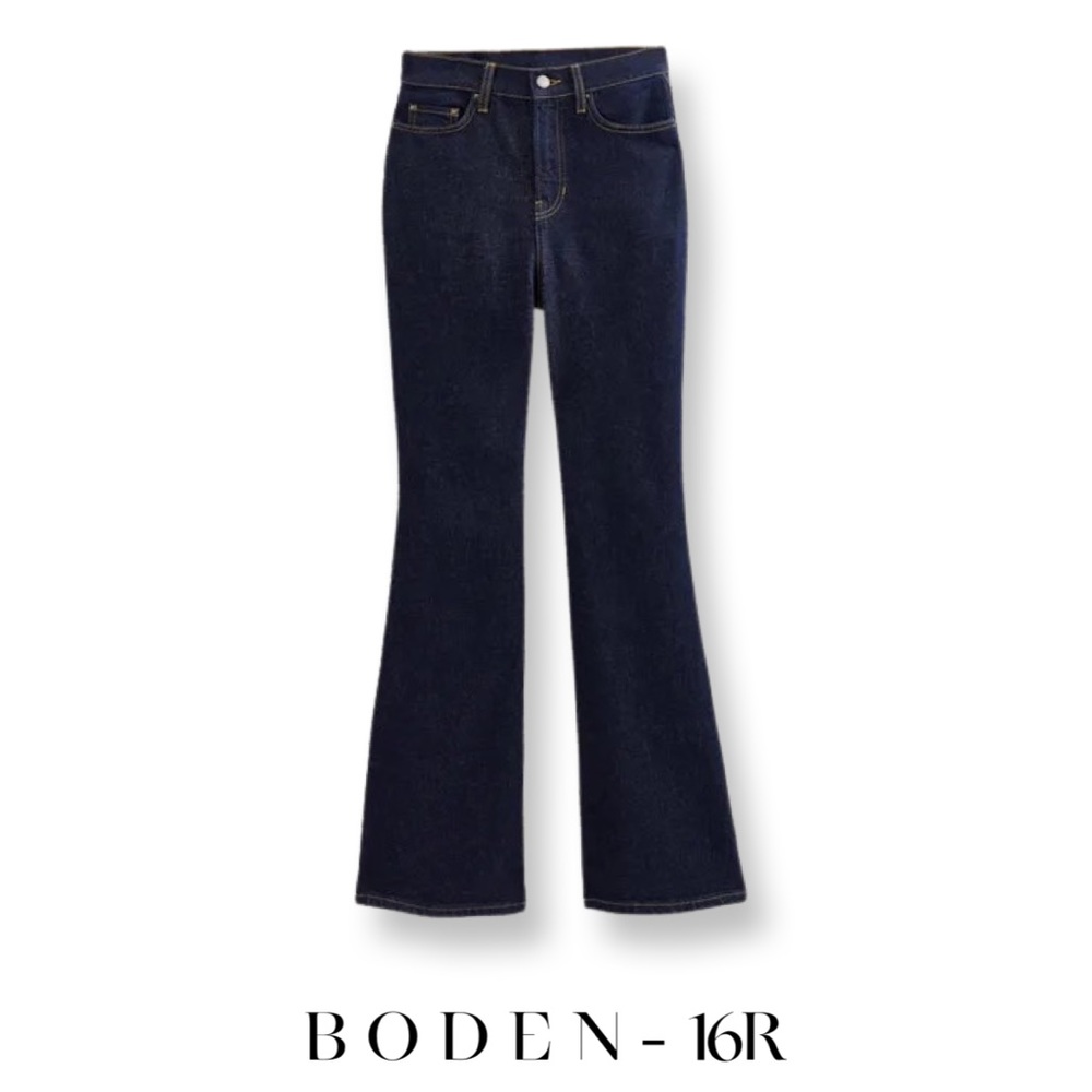 BODEN High Rise Straight -Indigo 16R